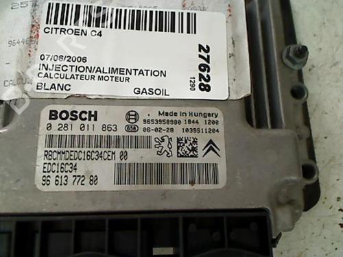 Engine control unit (ECU) CITROËN C4 Coupe (LA_) 1.6 HDi | BP20456255M57 