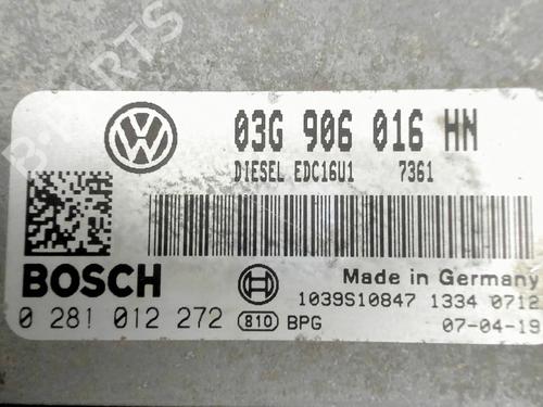 Engine control unit (ECU) VW CADDY III Box Body/MPV (2KA, 2KH, 2CA, 2CH) 2.0 SDI | BP30308270M57 - Image 3
