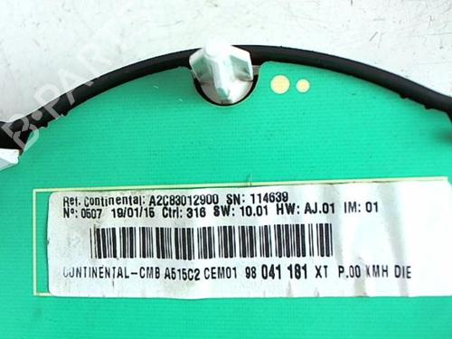 Instrument cluster CITROËN C3 II (SC_) 1.6 HDi | BP20473109C47 
