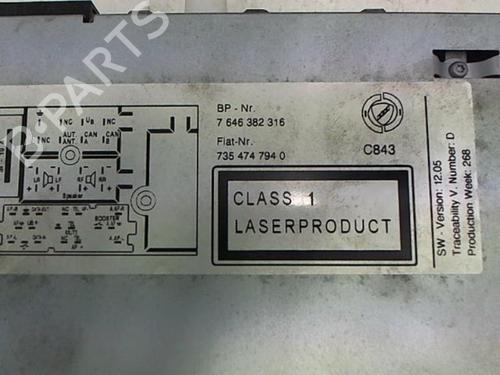 Radio FIAT IDEA (350_) 1.3 D Multijet | BP20412001E6 