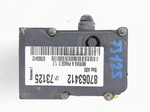 Used ABS pump ABS pump OPEL MERIVA A MPV (X03) 1.7 CDTI (E75) (100 hp) 20419928 20419928