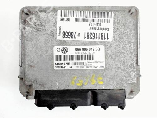 Used Engine control unit (ECU) VW GOLF IV (1J1) 1.6 (100 hp) 31871591