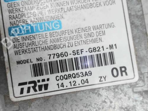 Airbag styreenhed HONDA ACCORD VII (CL, CN) 2.2 i-CTDi (CN1) | BP20388340M53 
