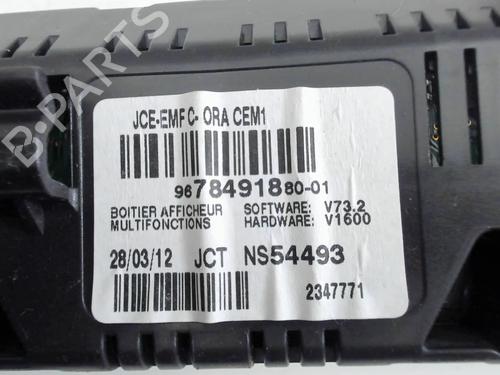 Multifunctionele display PEUGEOT 5008 (0U_, 0E_) 1.6 HDi | BP30795180C48