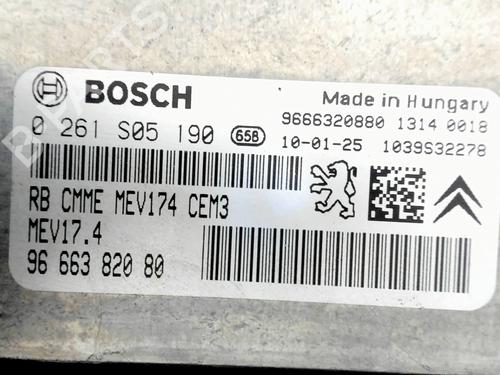 Engine control unit (ECU) CITROËN C3 II (SC_) 1.4 VTi 95 | BP28498634M57 - Image 3