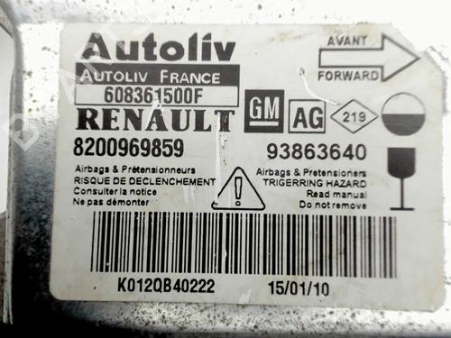ECU airbags RENAULT TRAFIC II Bus (JL) 2.0 dCi 90 (JL00, JL01, JL0H, JL0M, JL0P, JL0S) | BP32264194M53