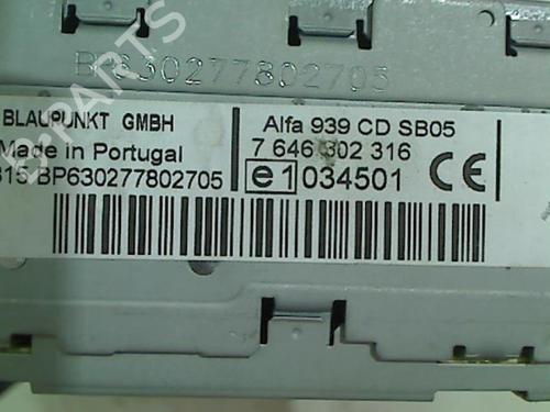 Radio ALFA ROMEO BRERA (939_) 2.4 JTDM 20V (939DXD1B, 939DXD12) | BP20471534E6 
