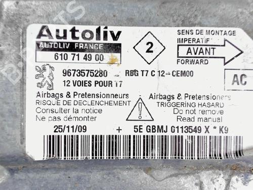 Used ECU airbags PEUGEOT 308 I (4A_, 4C_) 1.6 HDi (90 hp) 20443405