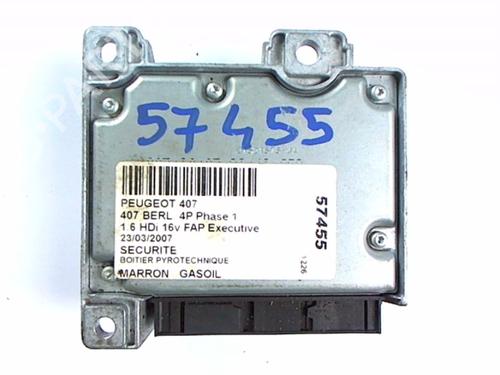 ECU airbags PEUGEOT 407 (6D_) 1.6 HDi 110 (6D9HZC, 6D9HYC) | BP20467090M53 