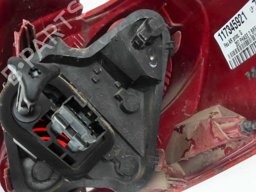 Left taillight PEUGEOT 207 SW (WK_) 1.6 HDi | BP30890754C34 