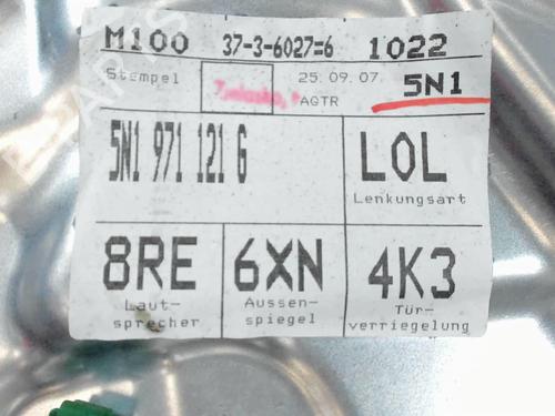 Used Front right window mechanism Front right window mechanism 20398129 20398129
