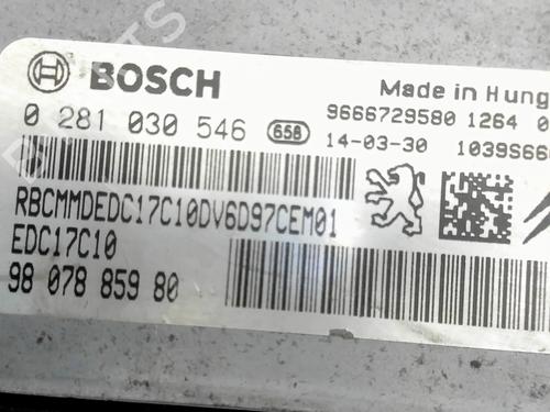 Engine control unit (ECU) CITROËN C4 II (NC_) 1.6 HDi 115 | BP30912950M57  - Image 5
