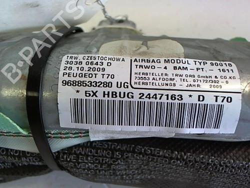 Right curtain airbag PEUGEOT 308 I (4A_, 4C_) 1.6 HDi | BP20455909C12 