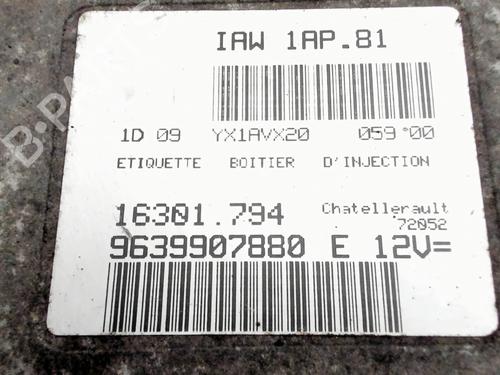 Engine control unit (ECU) PEUGEOT 206 Hatchback (2A/C) 1.4 i | BP29374899M57 