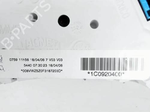 Instrument cluster VW NEW BEETLE (9C1, 1C1) 1.6 | BP29976480C47