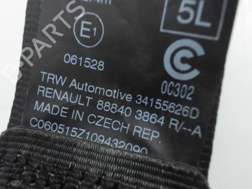 Used Rear right seatbelt Rear right seatbelt RENAULT TWINGO III (BCM_, BCA_) 0.9 TCe 90 (BCM9, BCM2) (90 hp) 20393830 20393830