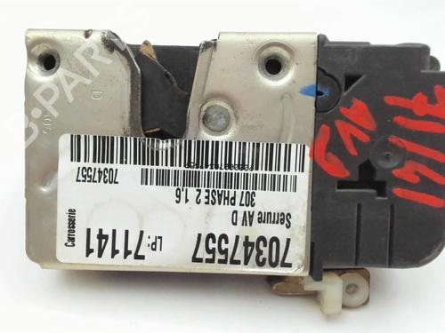 Front right lock PEUGEOT 307 (3A/C) 1.6 HDi 110 | BP20401603C97 