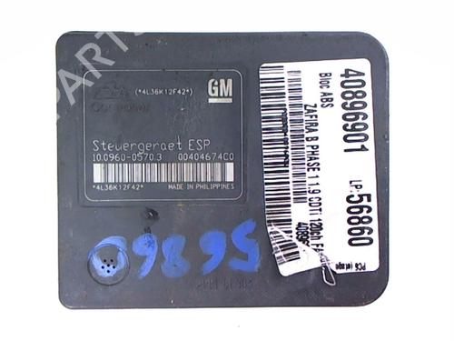 Used ABS pump ABS pump OPEL ZAFIRA / ZAFIRA FAMILY B (A05) 1.9 CDTI (M75) (120 hp) 20444337 20444337