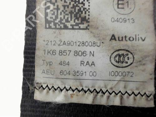 Rear right seatbelt VW GOLF VI (5K1) 2.0 TDI | BP30401590I28 - Image 5