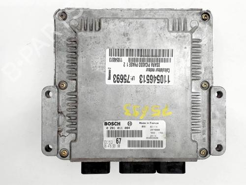 Engine control unit (ECU) CITROËN XSARA PICASSO (N68) 2.0 HDi | BP28811037M57 