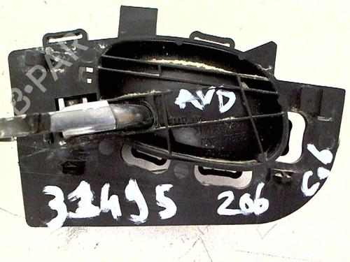 Højre fortil invendig håndtag PEUGEOT 206 CC (2D) 1.6 16V (2DNFUF, 2DNFUR) | BP20399546I14 