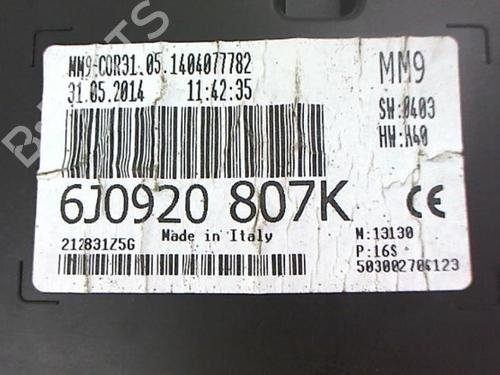 Used Instrument cluster SEAT IBIZA IV (6J5, 6P1) 1.2 TSI (86 hp) 20409794