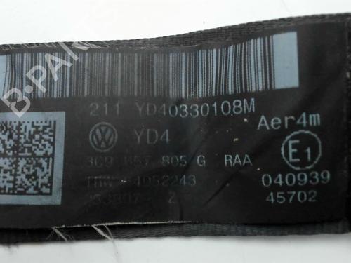 rear-left-belt-tensioner-vw-passat-b6-variant-3c5-20-tdi-16v-3c9857805graa-2005-2006-2007-2008-2009-2010-2011-20401190 main image