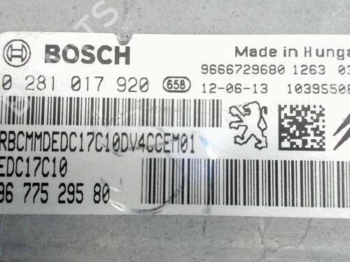 Engine control unit (ECU) CITROËN C3 II (SC_) 1.4 HDi 70 (SC8HZC, SC8HR0, SC8HP4) | BP32264217M57 - Image 5