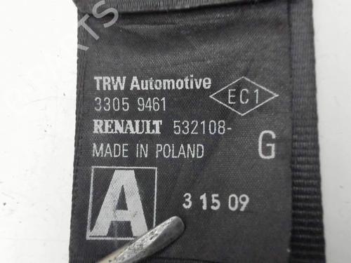 Used Front left seatbelt Front left seatbelt RENAULT TWINGO II (CN0_) [2007-2026] 36757365 36757365
