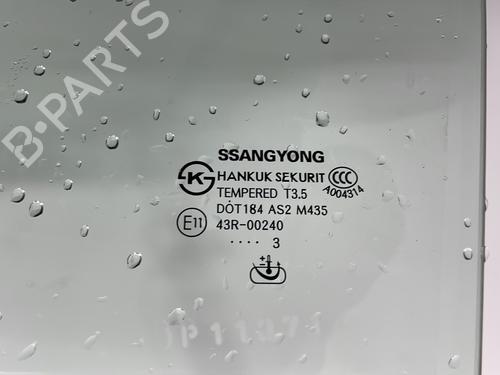 Front left door window SSANGYONG KORANDO (CK) 2.0 e-XDi | BP25341732C18 