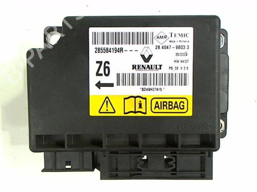 Used ECU airbags RENAULT MEGANE III Coupe (DZ0/1_) 1.9 dCi (DZ0N, DZ0J, DZ1J, DZ1K) (131 hp) 20473575