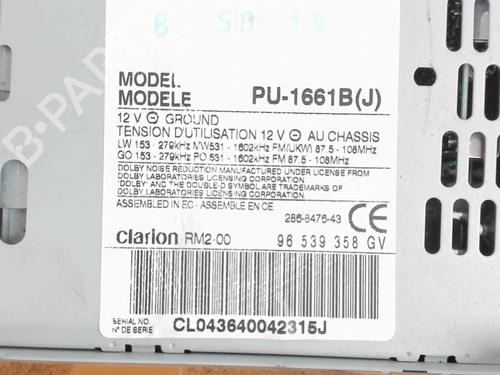 Radio PEUGEOT 607 (9D, 9U) 2.2 16V | BP20468318E6 