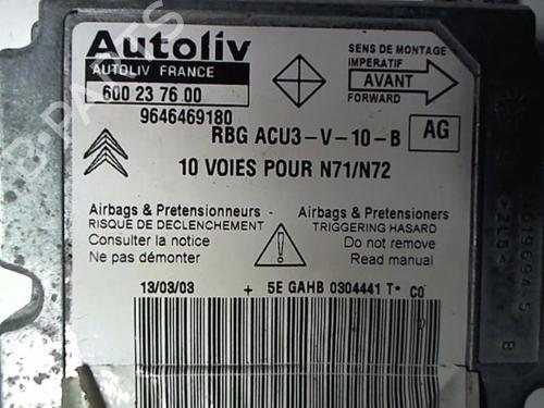 ECU airbags CITROËN XSARA Break (N2) 2.0 HDI 90 | BP21230960M53 