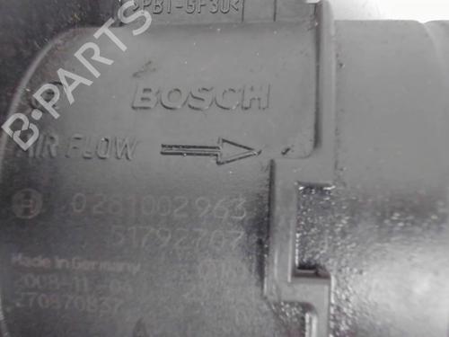 Mass air flow sensor FIAT FIORINO Box Body/MPV (225_) 1.3 D Multijet (225BXD1A, 225BXB1A, 225BXB11) | BP20396733M95