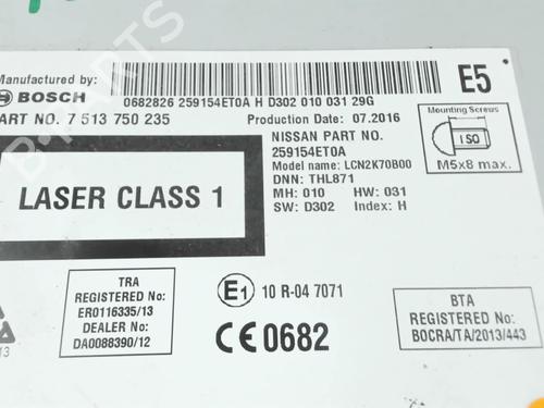 Radio NISSAN X-TRAIL III (T32_, T32R, T32RR) 1.6 dCi (T32) | BP28517039E6 