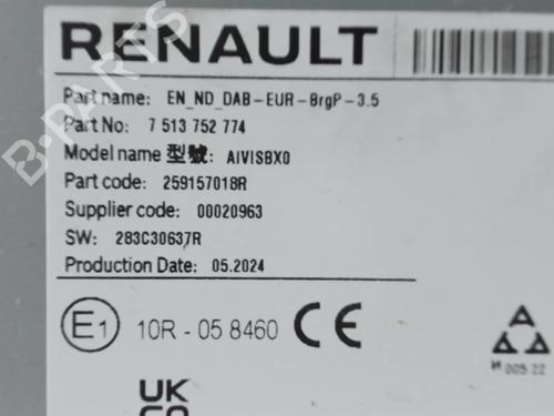 Radio RENAULT CLIO V (B7_) 1.0 TCe 90 (B7MT) | BP33131322E6 - Image 6