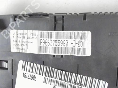 Used Instrument cluster Instrument cluster CITROËN C4 Picasso I MPV (UD_) 1.6 HDi (109 hp) 20401510 20401510