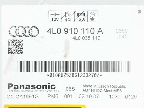 Used Radio Radio AUDI Q7 (4LB) 3.0 TDI quattro (233 hp) 36526073 36526073