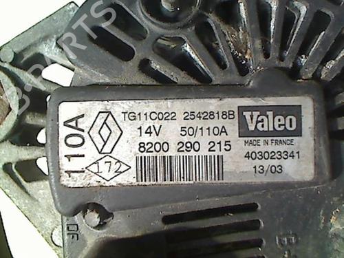 Alternator RENAULT MEGANE II (BM0/1_, CM0/1_) 1.9 dCi (BM0G, CM0G) | BP20410834M7 