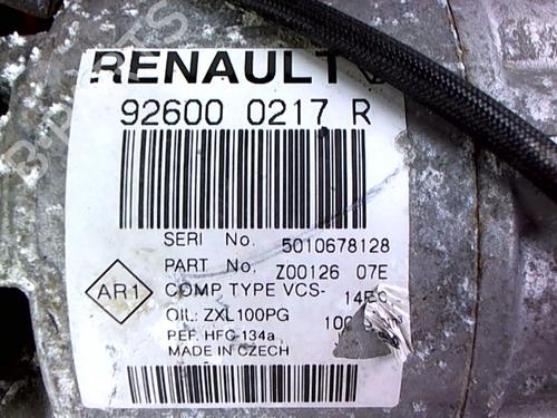 Used AC compressor AC compressor RENAULT CLIO IV (BH_) 1.2 TCe 120 (BHM0) (120 hp) 20425590 20425590