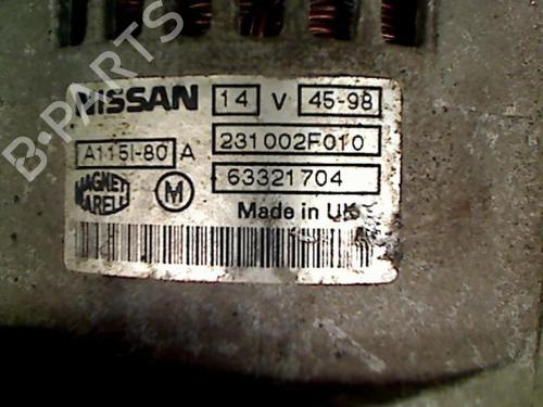 Alternator NISSAN PRIMERA Traveller (WP11) 1.6 16V | BP21229207M7 