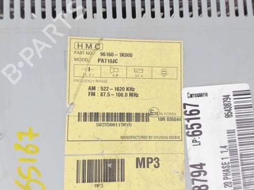 Used Radio Radio HYUNDAI ix20 (JC) 1.4 CRDi (90 hp) 20397664 20397664