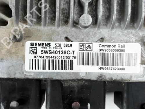 Engine control unit (ECU) PEUGEOT PARTNER MPV (5_, G_) 2.0 HDI | BP32138751M57 - Image 3