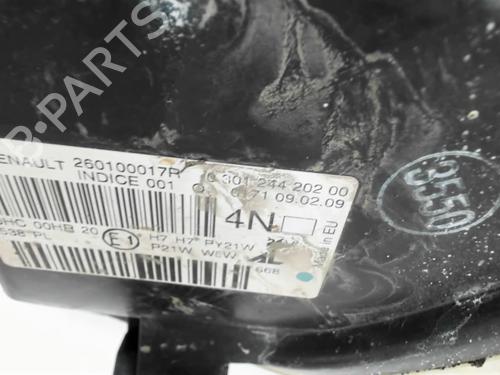 Right headlight RENAULT MEGANE III Hatchback (BZ0/1_, B3_) 1.5 dCi (BZ09, BZ0D, BZ1W, BZ29, BZ14) | BP32013937C29 