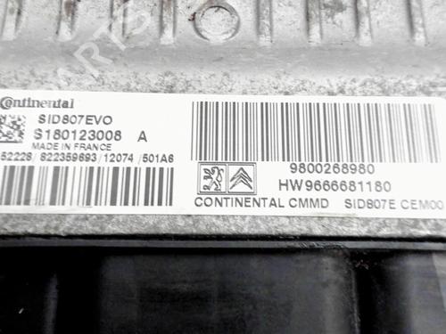 Used Engine control unit (ECU) Engine control unit (ECU) PEUGEOT 5008 (0U_, 0E_) 1.6 HDi (112 hp) 24342924 24342924