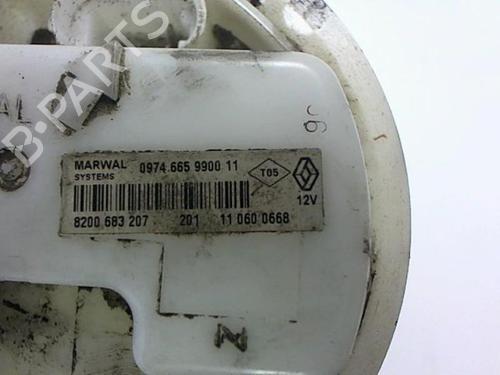 Fuel pump RENAULT CLIO II (BB_, CB_) 1.2 16V (BB05, BB0W, BB11, BB27, BB2T, BB2U, BB2V, CB05,... | BP20470611M76 