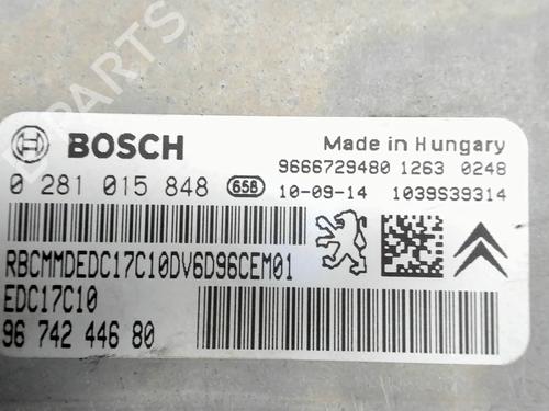 Engine control unit (ECU) CITROËN DS3 (SA_) 1.6 HDi 110 | BP28498531M57  - Image 5