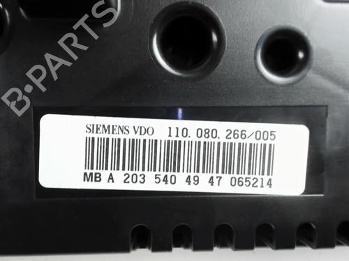 Instrument cluster MERCEDES-BENZ C-CLASS Coupe (CL203) C 220 CDI (203.708) | BP30547477C47