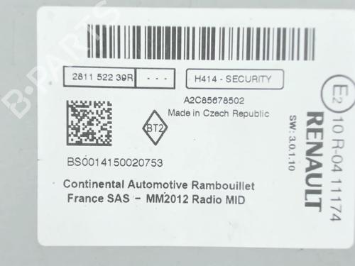 Radio RENAULT CLIO IV (BH_) 0.9 TCe 90 (BHNF, BHMA, BHMH, BHJK, BHJR) | BP23778903E6 