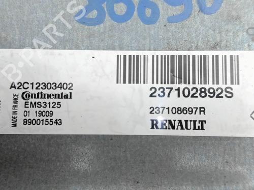 Engine control unit (ECU) DACIA SANDERO II 1.0 SCe 75 (B8JC, B8JD, B8NC) | BP40612302M57 - Image 4